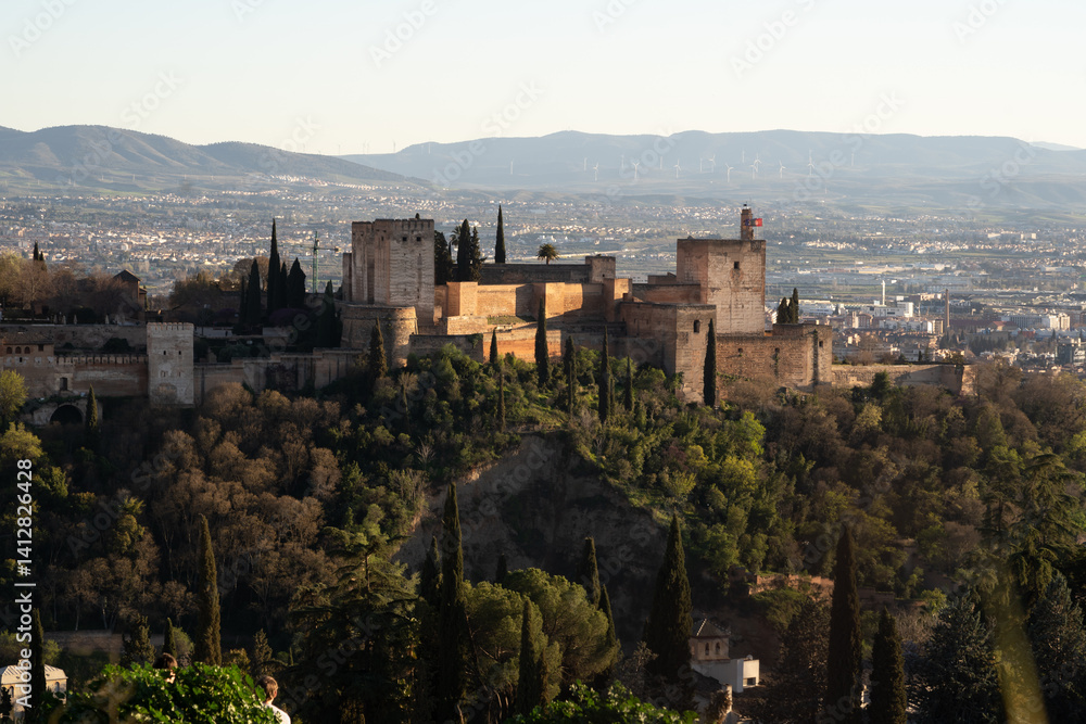 Naklejka premium L'Alhambra de Grenade en Andalousie