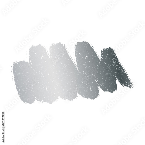 Scratch win template with lottery card effect. Silver brush texture and reveal shapes for tickets. Flat vector illustration isolated on white background.