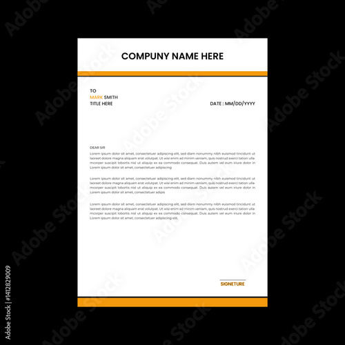 Modern Letterhead Template..