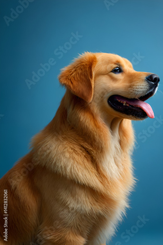 golden retriever portrait