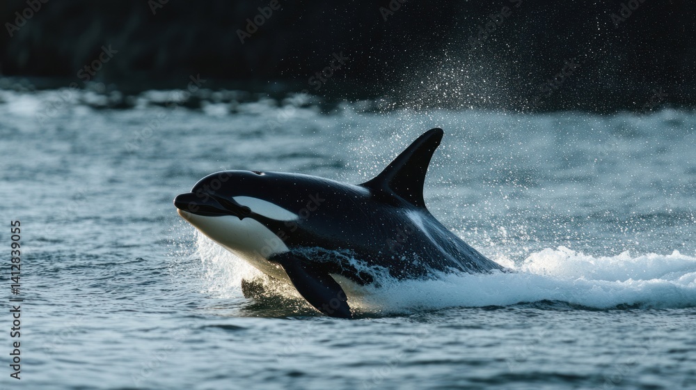 Obraz premium dolphin in the water