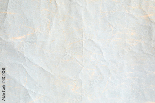 Old white craft crumpled paper texture