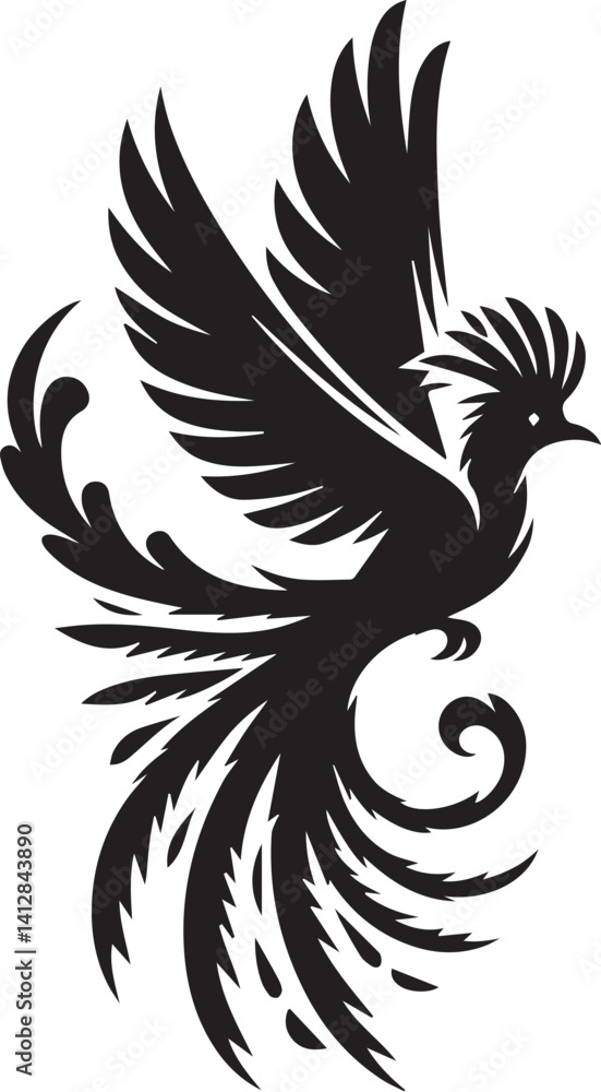 Obraz premium Quetzal bird vector art