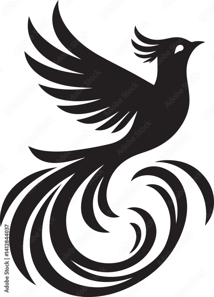 Fototapeta premium Quetzal bird vector art