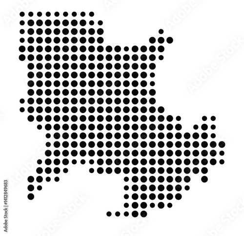 Symbol Map of Draper (United States) showing the city with a pattern of just a few black dots