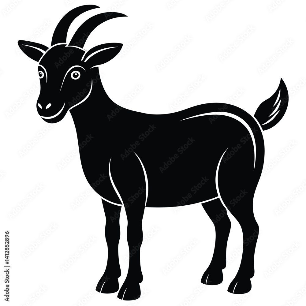 Obraz premium kiko goat icon