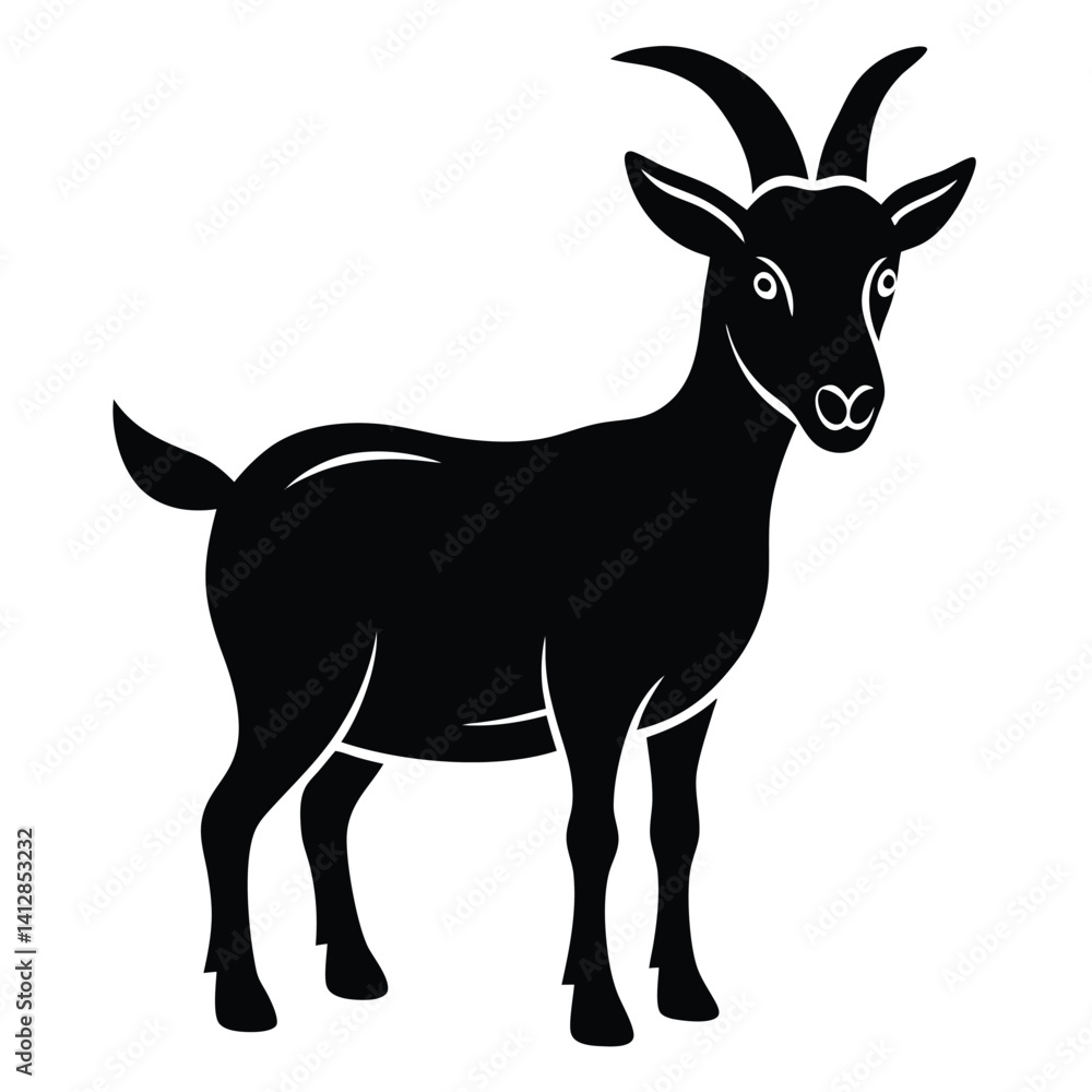 Fototapeta premium kiko goat icon