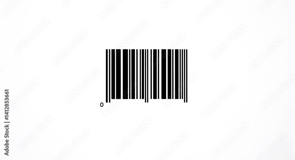 Isolated Barcode Image with White Background for Product Identification Isolated Barcode Image with White Background for Product Identification