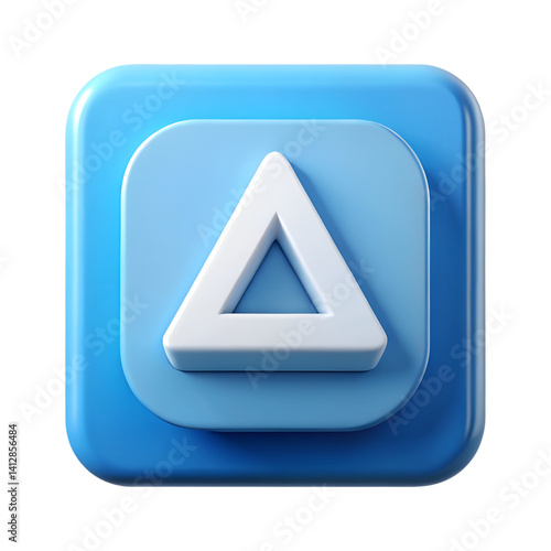 Shape tool 3D icon isolated on white background Free Download Shape tool 3D icon isolated on white background - GFXLoad