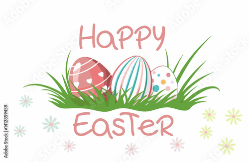  Happy Easter day sale promotion vector element design  for  banner, poster or flyer , ad, promotion,  web-banner, article  and seasonal projects