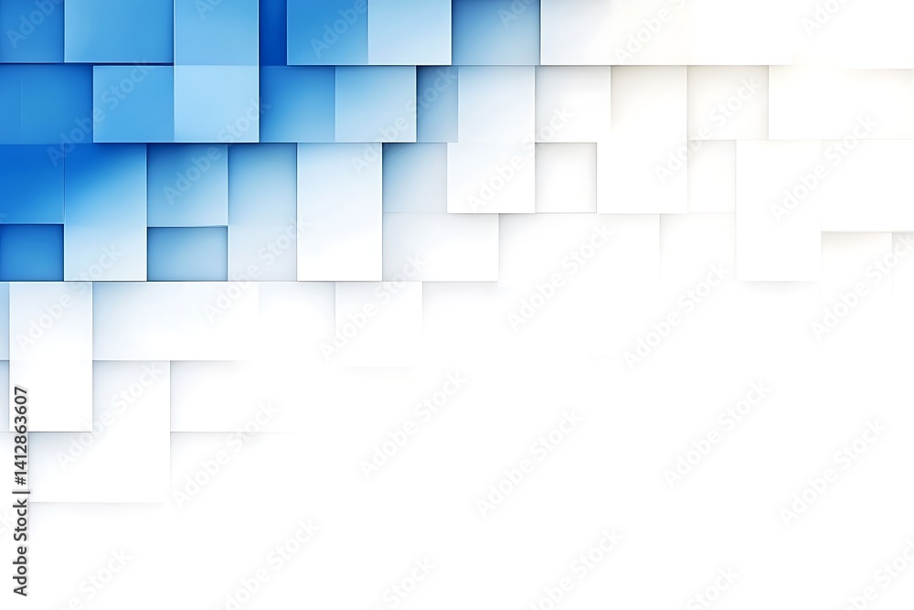 Abstract Blue & White Geometric Background Abstract Blue & White Geometric Background