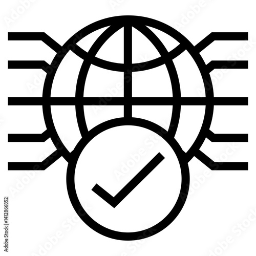 cyber defence  vector icon