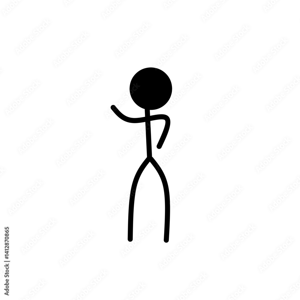 Fototapeta premium Stickman