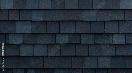 Obraz na płótnie Dark Grey Roof Tiles With Specks w salonie
