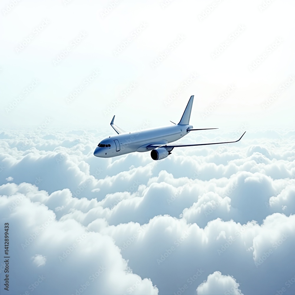Fototapeta premium airplane in the sky