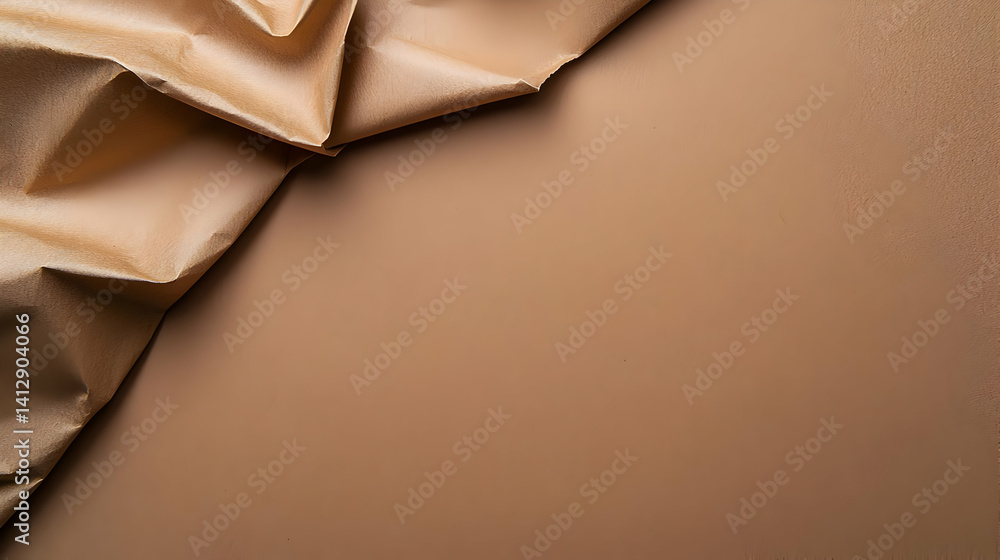 Beige Fabric Drape, Texture, Luxury Fashion Background