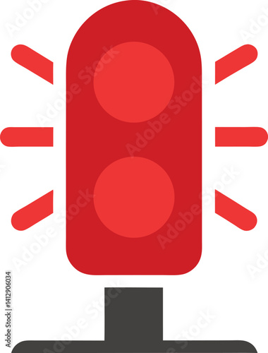 red and yellow traffic light