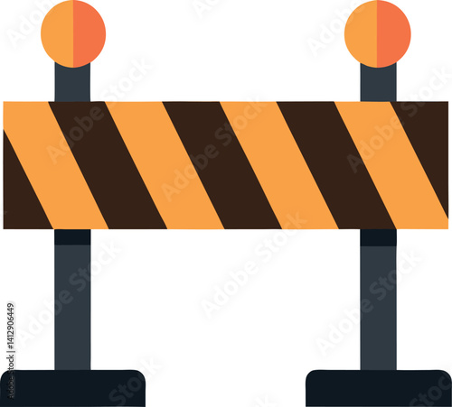 road closed barrier