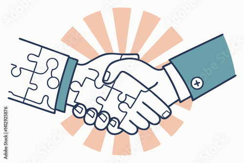 handshake between two businessmen