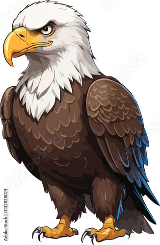 Soaring Eagle  Vector – Ideal for Logos, Tattoos, and Outdoor-Themed Designs