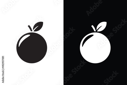 Photos Orange icon vector on White Background ,Vector Art Illustration on white background