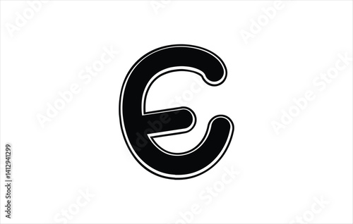 Elegant Letter E logo Vector Template Initial Letter E Logo Design. Creative And Modern E logo