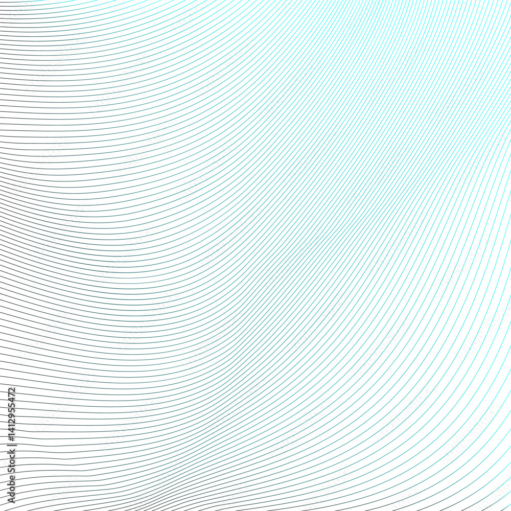 Gradient wave pattern on white Gradient wave pattern on white