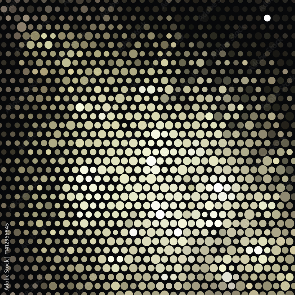 Vibrant green and black halftone dots forming a gradient pattern Vibrant green and black halftone dots forming a gradient pattern