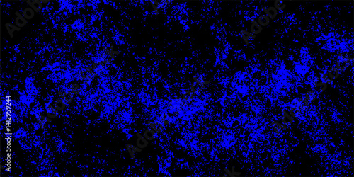 Grungy red canvas background or texture. Defocused Lights and Dust Particles with blue clouds painted. Grunge pattern for design and decoration space for text. Dark red slate background toned clas