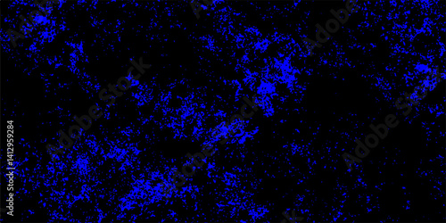 Grungy red canvas background or texture. Defocused Lights and Dust Particles with blue clouds painted. Grunge pattern for design and decoration space for text. Dark red slate background toned clas