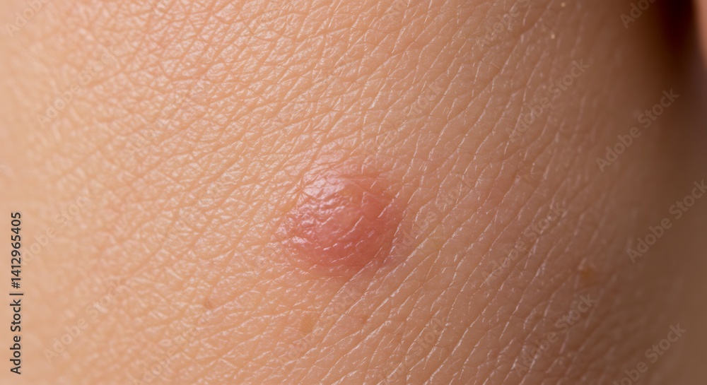 Fototapeta premium Detailed Acne Bumps on Skin