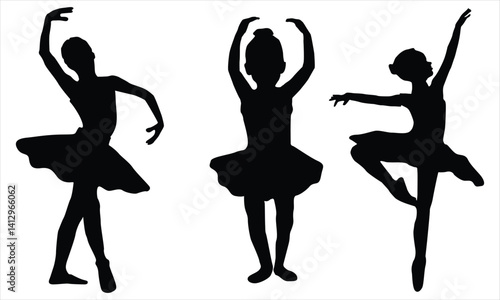 ballet dancers silhouettes