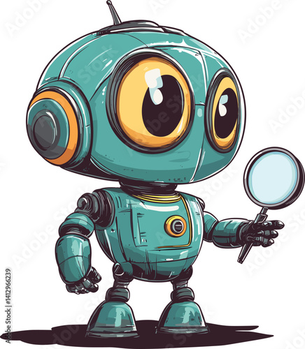 blue screen robot android