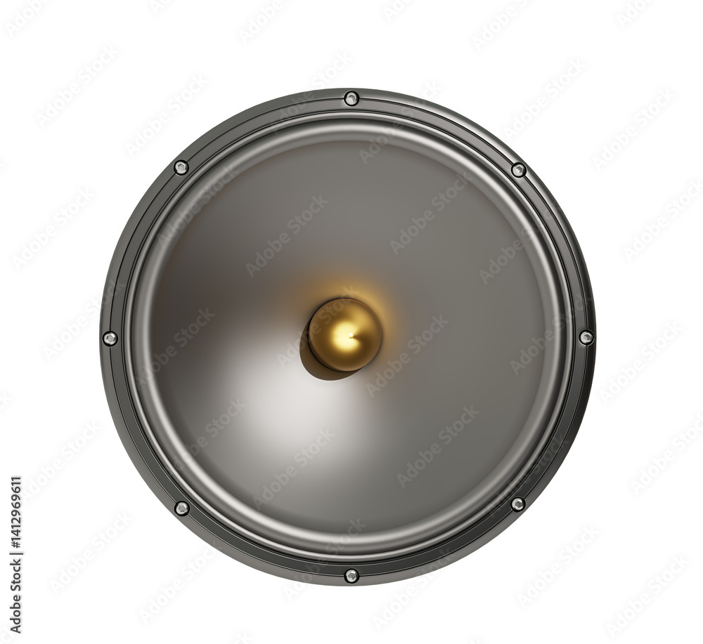 Front view of professional speaker. Isolated on a transparent background. 3D Illustration. Front view of professional speaker. Isolated on a transparent background. 3D Illustration.
