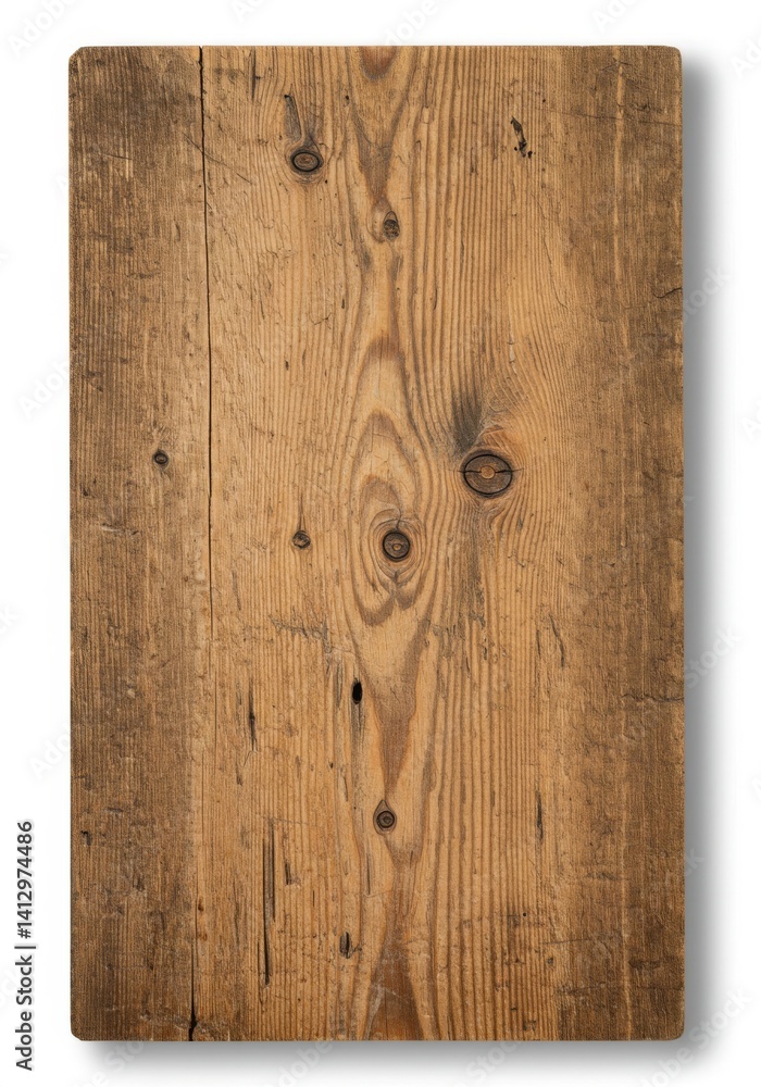 Rustic wooden plank surface for background or craft projects