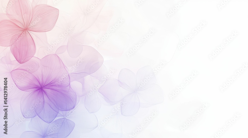 Abstract pastel floral design, delicate lines, soft background. Abstract pastel floral design, delicate lines, soft background.