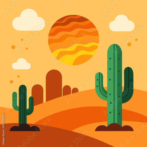 cactus in desert