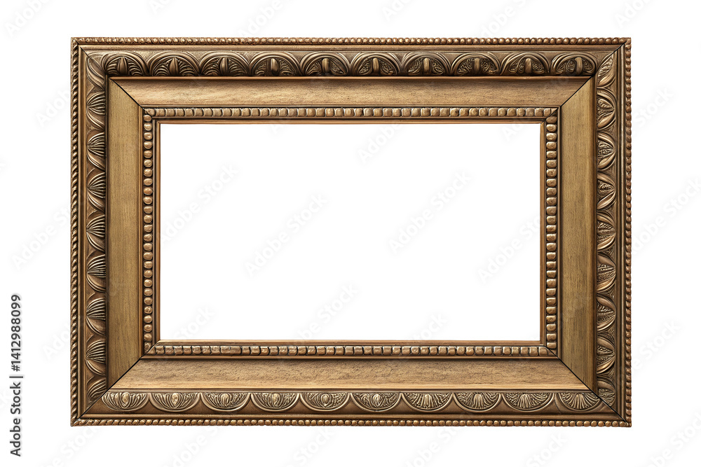 Elegant Picture Frame. Empty Border for Artwork and Photography Display. Elegant Picture Frame. Empty Border for Artwork and Photography Display.