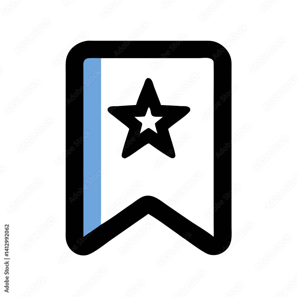 Bookmark Icon Representing Saved Content Bookmark Icon Representing Saved Content