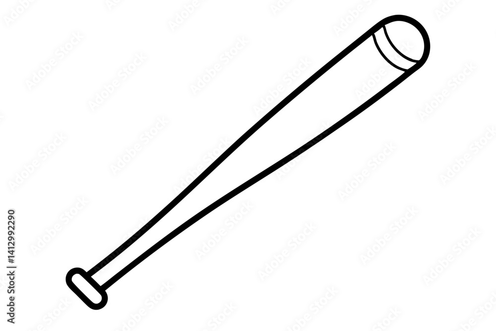 Flat Vector Icon of a Baseball or Softball Bat – Minimal Sports Illustration
Flat Vector Icon of a Baseball or Softball Bat – Minimal Sports Illustration