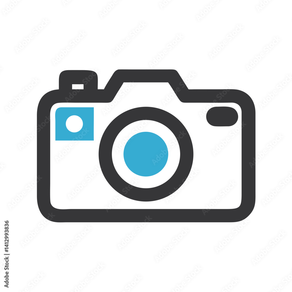 Camera Icon Representing Digital Media or Photography Camera Icon Representing Digital Media or Photography