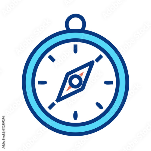Free Download Compass Icon Representing Direction and Navigation - GFXLoad
