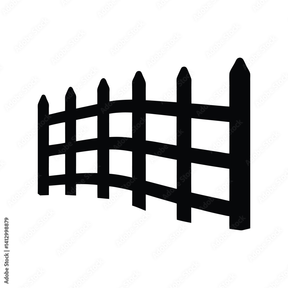 fence silhouette fence silhouette