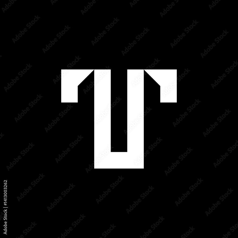 Obraz premium letter T logo