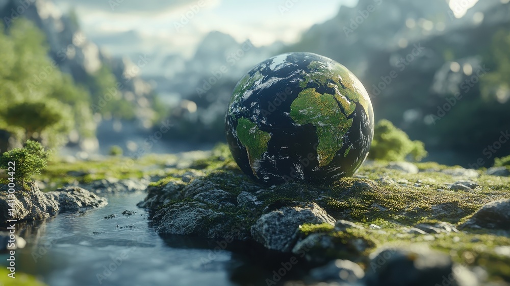 Sustainable Future Vision with Renewable Energy Technology and Natural Elements Integration for Environmental Conservation