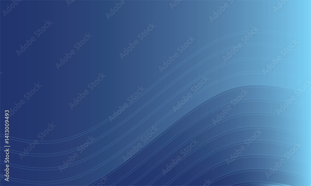 Abstract Blue Wavy Lines Background Abstract Blue Wavy Lines Background