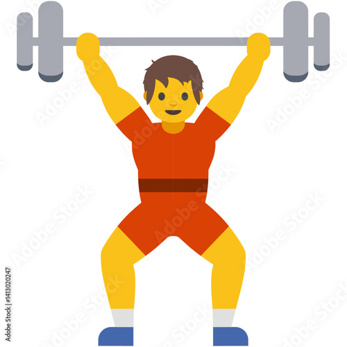 Weightlifter Emoji Icon

