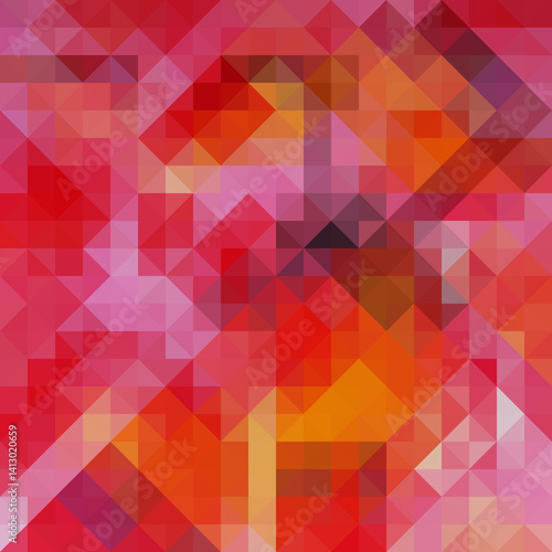 Colorful polygonal abstract background. Low poly effect. Polygon backdrop.