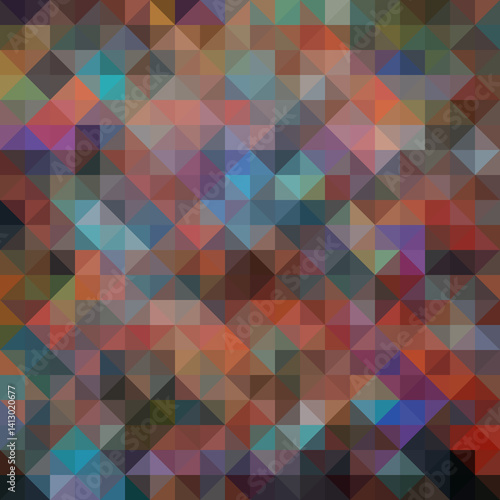 Colorful polygonal abstract background. Low poly effect. Polygon backdrop.