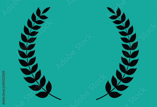 Wallpaper Mural Victory icon Simple vector illustration design on color background  Torontodigital.ca